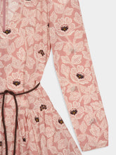 Zimmermann Pink Tiered Ottie Midi Dress