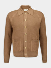 Piacenza 1733 Camel Virgin Wool Button-Up Overshirt
