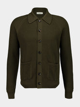 Piacenza 1733 Brown Virgin Wool Button-Up Overshirt