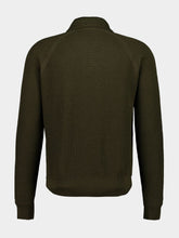 Piacenza 1733 Brown Virgin Wool Button-Up Overshirt