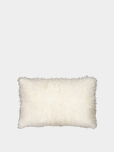 Maison de Vacances Tibetan Goat and Linen White Cushion