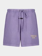 Fear Of God Essentials Lavender Heavy Jersey Soccer Shorts