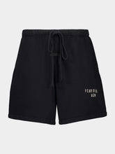 Fear Of God Essentials Black Heavy Fleece Soccer Shorts