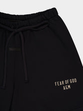Fear Of God Essentials Black Heavy Fleece Soccer Shorts