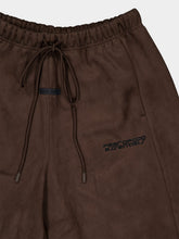 Fear Of God Essentials Brown Suede Fleece Relaxed Shorts