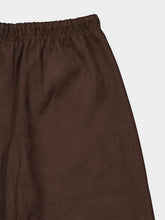Fear Of God Essentials Brown Suede Fleece Relaxed Shorts