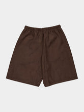 Fear Of God Essentials Brown Suede Fleece Relaxed Shorts