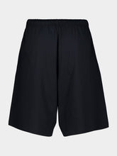 Fear Of God Essentials Jet Black Jersey Cotton Shorts
