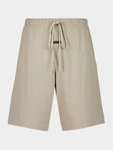 Fear Of God Essentials Timber Beige Jersey Cotton Shorts
