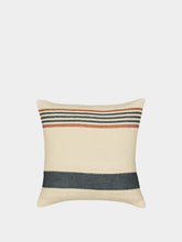 Libeco Laguna Verde Belgian Linen Stripe Cushion