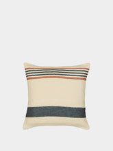 Libeco Laguna Verde Belgian Linen Stripe Cushion