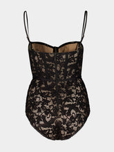 Zimmermann Black Corset Lace Bodysuit