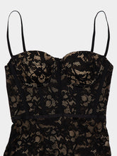 Zimmermann Black Corset Lace Bodysuit