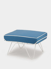 Honoré Croisette Céleste Blue Pouffe