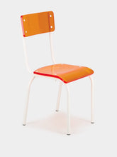 Laurent Badier Orange Pop Acrylic Glass Chair