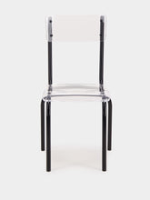 Black Acrylic Glass Chair