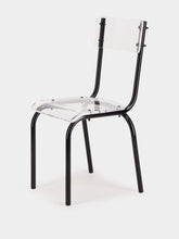 Black Acrylic Glass Chair