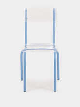 Blue Acrylic Glass Chair