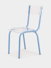Laurent Badier Blue Acrylic Glass Chair