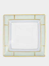 Ginori 1735 Verde Porcelain Diva Square Tray