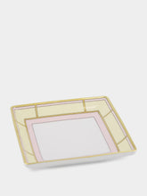 Ginori 1735 Giallo Porcelain Diva Square Tray