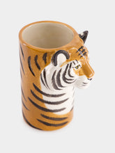 Quail Ceramics Tiger utensil pot