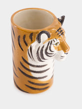 Quail Ceramics Tiger utensil pot