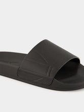 Frescobol Carioca Black Humberto Leather Sliders