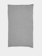 Maison de Vacances Crumpled Washed Linen Grey Throw