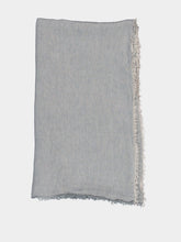 Maison de Vacances Crumpled Washed Linen Grey Throw
