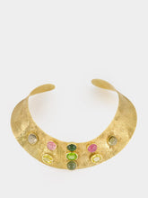 Maria João Bahia Gold Desert Necklace with Tourmalines