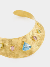 Maria João Bahia Gold Necklace with Triangular Topaz