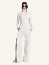 Courrèges Heritage White Jersey Mockneck Bodysuit