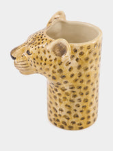 Quail Ceramics Leopard Utensil Pot