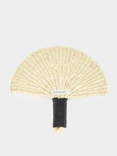 Natural Straw Solid Handfan