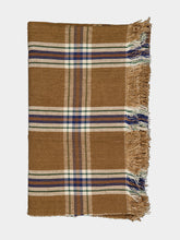 Libeco Brown Batsi Linen Tablecloth