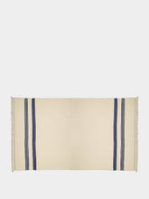 Libeco Indigo Stripe Linen Tablecloth