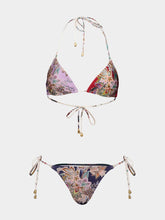 Zimmermann Multicolour Rhiannon Mini Triangle Bikini