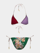 Zimmermann Multicolour Rhiannon Mini Triangle Bikini