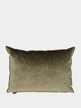 Maison de Vacances Khaki Green Royal Velvet Cushion