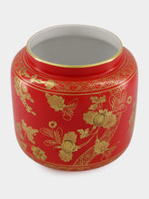 Ginori 1735 Oriente Italiano Rubrum Candle Holder Vase