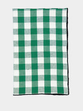 Maison de Vacances Mimi Vichy Green and White Kitchen Towel