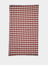 Maison de Vacances Red Bourdon Black Mesh Gingham Rectangular Extra Large Tablecloth