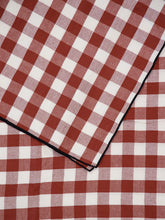 Maison de Vacances Red Bourdon Black Mesh Gingham Rectangular Extra Large Tablecloth