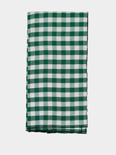 Maison de Vacances Green Bourdon Black Mesh Gingham Rectangular Extra Large Tablecloth