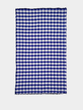 Maison de Vacances Blue Bourdon Black Mesh Gingham Rectangular Extra Large Tablecloth