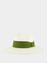 Frescobol Carioca Rafael Panama Hat in Olive Green