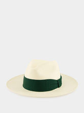 Frescobol Carioca Rafael Panama Hat in Deep Sea Green