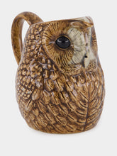 Quail Ceramics Brown Tawny Owl Ceramic Jug
