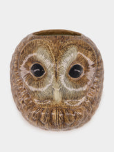 Quail Ceramics Tawny Owl Flower Wall Vase